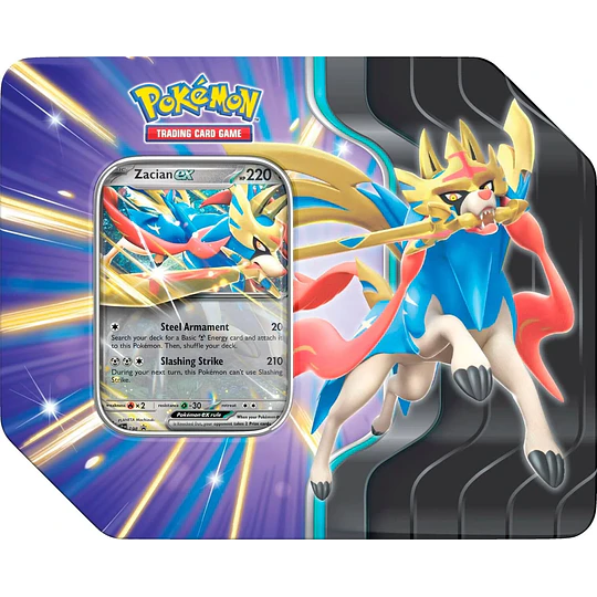 Slashing Legends Tin - Zacian ex - INGLÉS